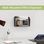 EasyPAG Single Pocket Wall File Organizer, Mesh Hanging File Folder Organizer - Image 3