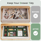 A-LuGei 【】 【】 ArmyGreen Drawer Organizer, Makeup organizer - Image 4