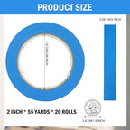 EFOK Blue Painters Tape 2 Inch Bulk - Image 7