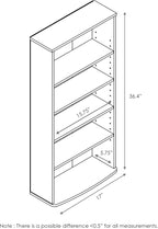 FURINNO Jaya 4-Tier Multimedia Storage Tower - Image 7