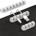 Cable Holder Clips 3-Pack, Silicone Cable Management Organizer by Unknown