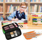 BOENLE Soccer Football on Field Pencil Case Box Boys Girls Large Pencil Pouch - Image 7