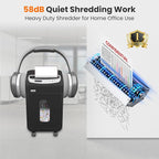 VidaTeco Paper Shredder for Home Office Heavy Duty - Image 5