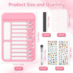 Audab Dry Erase Chore Chart for Kids, Magnetic Checklist Board, My Chores - Image 4
