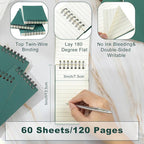 Tenceur 6 Pcs Pocket Notebook Bulk Small 3x5 Inch Spiral Notepads Mini Top - Image 2