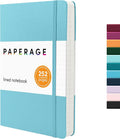 PAPERAGE Lined Journal Notebook, 252 Pages, Medium 5.6 in x 8 in by PAPERAGE
