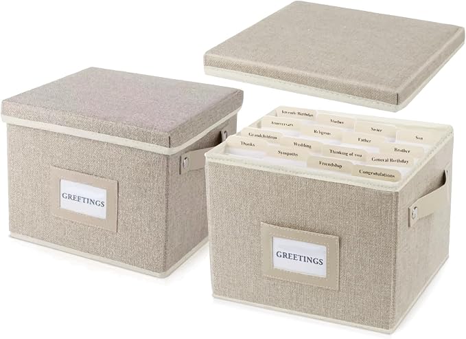 Greeting Card Organizer Box by HLWGOG