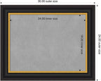 Amanti Art Black Framed Magnetic Board 24x30 Medium Vision Board - Image 2