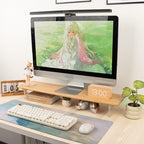 ROCDEER Bamboo Monitor Stand Riser - Image 8