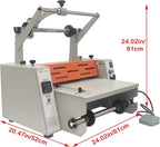 WYDDDARY 14.17"/360MM Electric Steel Roller Thermal Laminator - Image 2