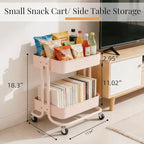 LIWNYRK 2 Tier Rolling Cart - Image 5
