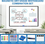 H-Qprobd Large Magnetic White Board Dry Erase Whiteboard - Image 5