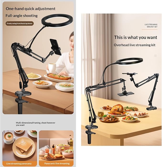 Overhead Camera Mount and Phone Holder - Image 3