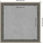 Amanti Art Grey Framed Magnetic Board 29x29 Medium Vision Board - Image 2