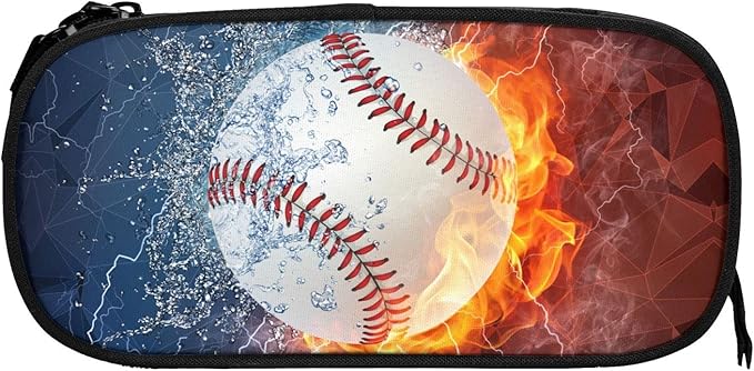 Baseball Pencil Box for Boys, Cool Sports Pencil Case - Image 7