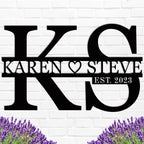 Personalized Metal Letters Sign, Anniversary Wedding Gifts Letters by ENFODREAM