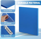 Teling 12 Pack Punchless Clamp Binder Folder 8.5 x 11 Inch Ringless Binder Holds - Image 2