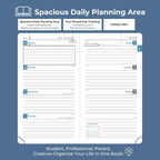 IN-LUXPRO Planner 2026 Daily Weekly and Monthly, 6.5"x3.75", 12 Months Spiral - Image 3