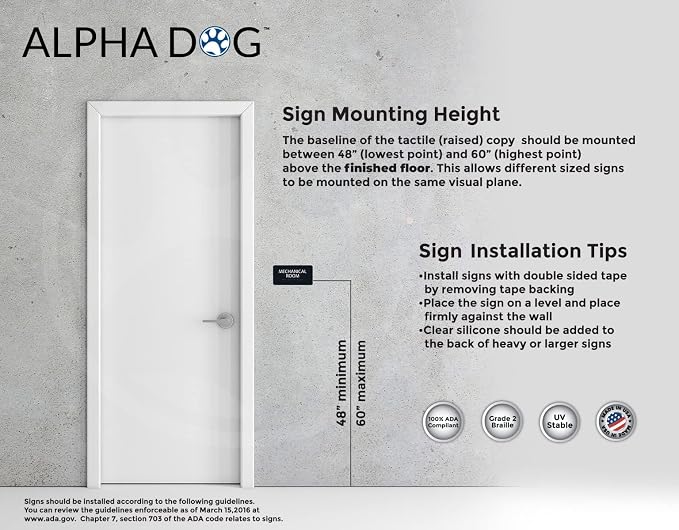 ALPHA DOG ADA SIGNS - Image 5