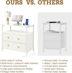 Edbuosy 27 inch Wide Night Stand Set 2 - Image 7