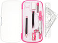 PATIKIL Geometry Precision Tool Set, Rose Red by PATIKIL