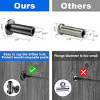 BLIKA 200 Pack Black Stainless Steel Protector Sleeves - Image 4