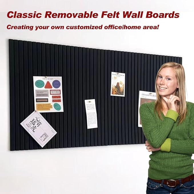 Large Felt Wall Tiles Cork Boards - Image 4