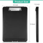 Geyee 16 Pcs Clipboard with Storage Plastic Foldable Nursing Clipboard Storage - Image 2