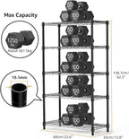 M MZG 1250 lbs Storage Shelving Utility Shelving Unit 5-Tier Utility Shelving - Image 3