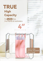 SortRax Plastic High Capacity Hanging File Folders, Pastel Colors, Heavy Duty - Image 2