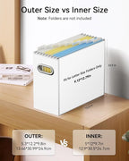 Oterri Cardboard File Organizer Box - Image 2