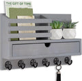 Lucundm Key Holder Wall Mount, Mail Holder by Lucundm