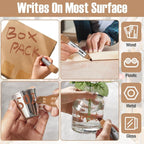 Fuutreo 10 Pack Jumbo Permanent Markers Bulk Large Chisel Tip Permanent Markers - Image 5