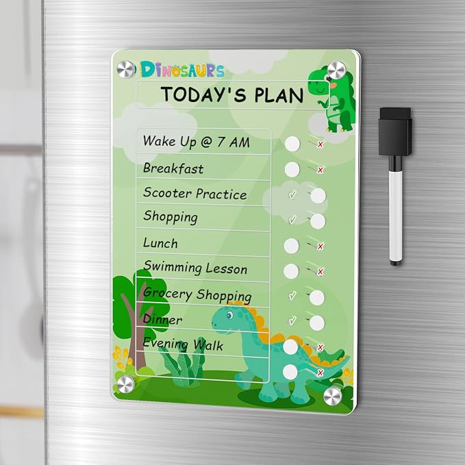 NiHome Acrylic Magnetic To Do List Planning Board by NiHome