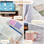 BAYTORY 700 Sheets Transparent Sticky Notes, Self-Adhesive Translucent Writable - Image 7