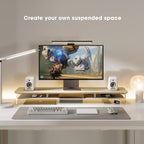 Fenge Acrylic Monitor Stand Riser, 42.5 Inches Dual Monitor Stand - Image 4