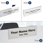 50-Pack 8.5" x 2" Acrylic Name Plate - Image 2
