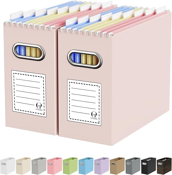 Oterri Cardboard File Organizer Box by Oterri