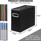 ComfortKeeper 6 Packs Letter Size File Organizer, File Folders Organizer - Image 2