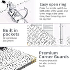 Lateefah 3 Ring Binder, 1 Inch Binder Organizer - Image 2