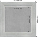 Amanti Art Silver Framed Magnetic Board 27x27 Medium Vision Board - Image 4