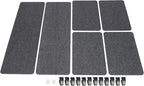 ReFocus Raw Clamp-On Acoustic Desk Divider Mounted Privacy Panel Set – Reduce - Image 9