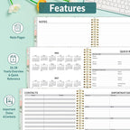 SUNEE 2026 Appointment Book, Quarter-Hourly, Weekly & Monthly - Image 5