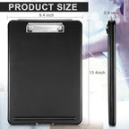 Mimorou 20 Pcs Clipboard with Storage, 9.5 x 13.5 Inch Plastic Heavy Duty - Image 2