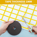 AmazingSpark Magnetic Tape Roll Thin Strips, 0.39 Inch x 33 Feet Magnetic Board - Image 4