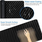 Large Mouse Pad, 31.5x15.7 inch Large Extended Computer Keyboard Mouse Mat - Image 3