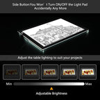 NXENTC A4 Tracing Light Pad, Ultra-Thin Tracing Light Box USB Power Artcraft - Image 4