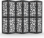 VINGLI 70'' H Room Divider, Non-Woven Fabric Privacy Screen, Indoor Partition by VINGLI
