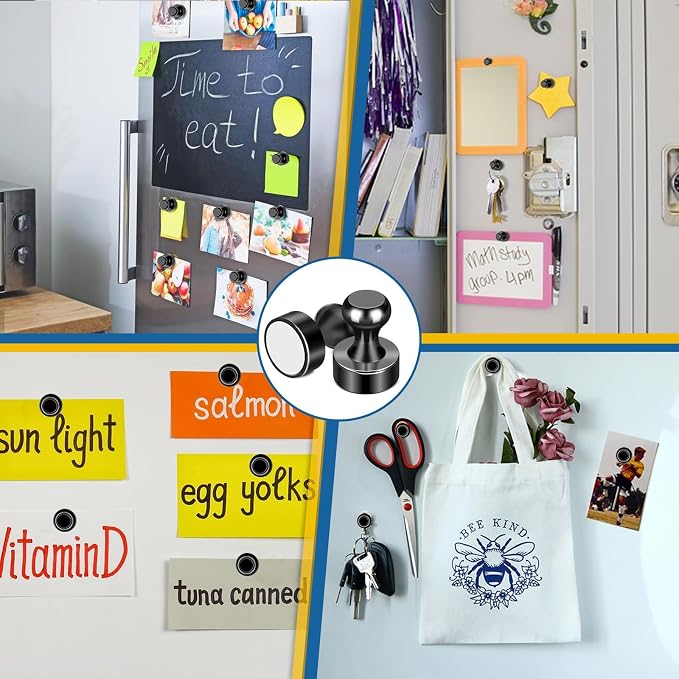 LOVIMAG Fridge Magnets 12Pcs Refrigerator Whiteboard Small Strong Magnet - Image 7