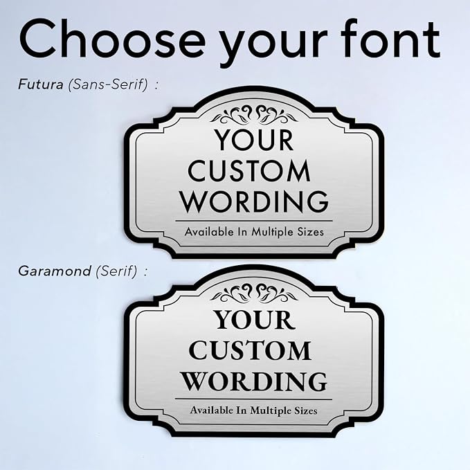 Custom Decorative Outdoor Metal Sign - Image 9